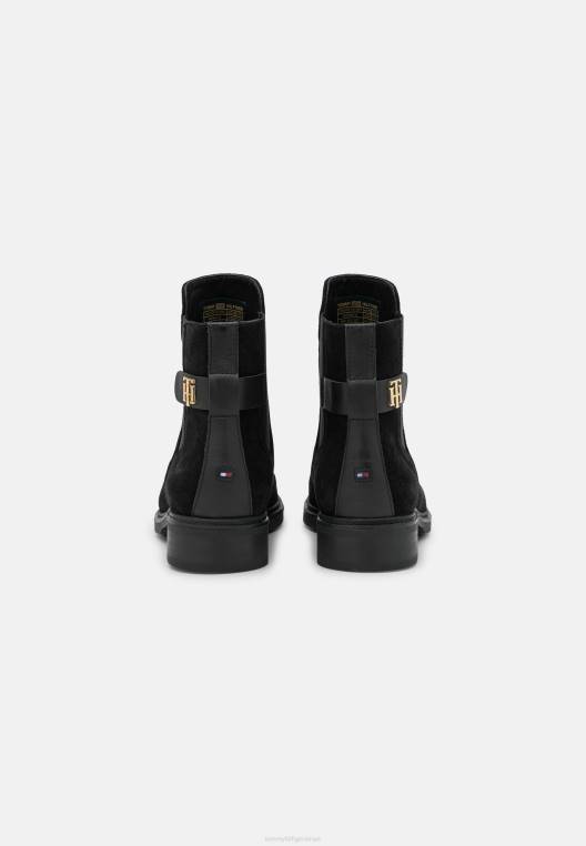 מגפיים שטוחים מטבעות קלאסיים NX203866 שָׁחוֹר Tommy Hilfiger