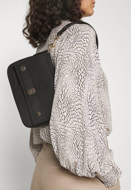 תיק הכתף שלי NX203873 שָׁחוֹר Tommy Hilfiger