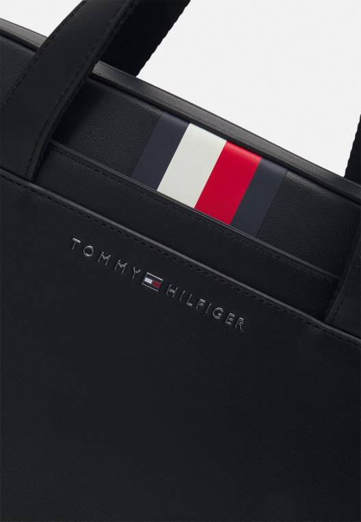 תיק למחשב נייד במרכז העיר NX203880 שָׁחוֹר Tommy Hilfiger