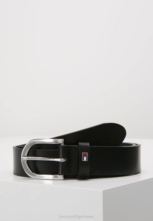 חגורה של דני NX203890 מאסטר שחור Tommy Hilfiger