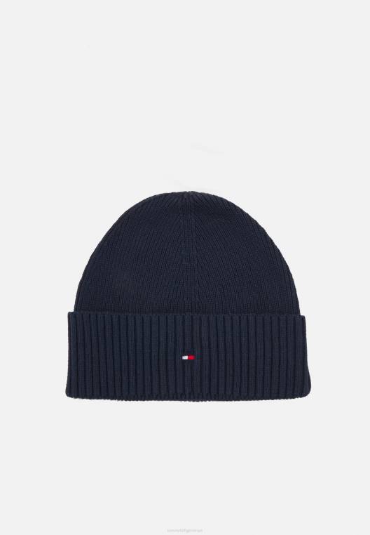 כיפה קצרה חיונית פוף יוניסקס NX203895 חיל הים Tommy Hilfiger