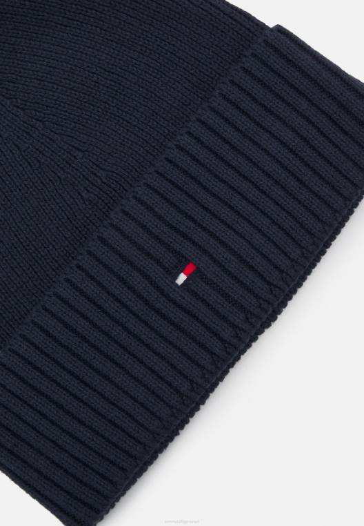 כיפה קצרה חיונית פוף יוניסקס NX203895 חיל הים Tommy Hilfiger