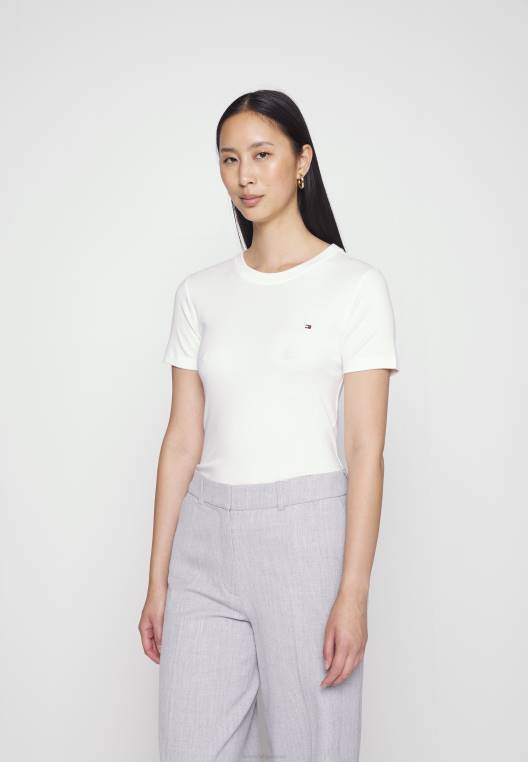 חולצת טריקו בסיסית חדשה ונעימה NX203899 אקרו Tommy Hilfiger