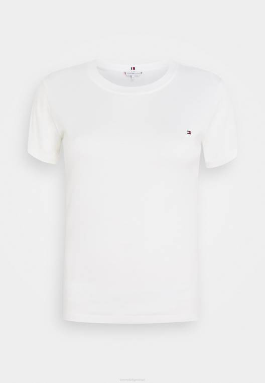 חולצת טריקו בסיסית חדשה ונעימה NX203899 אקרו Tommy Hilfiger