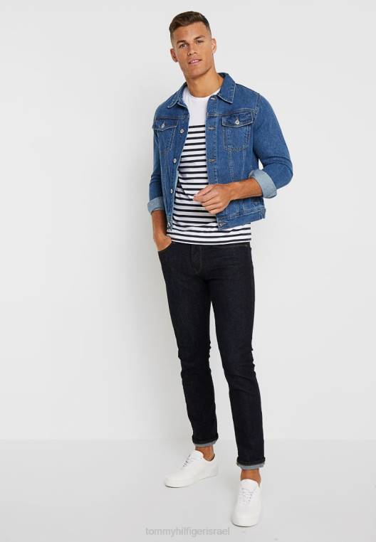 חולצת טריקו בהדפס טי ברטון NX203911 לבן Tommy Hilfiger