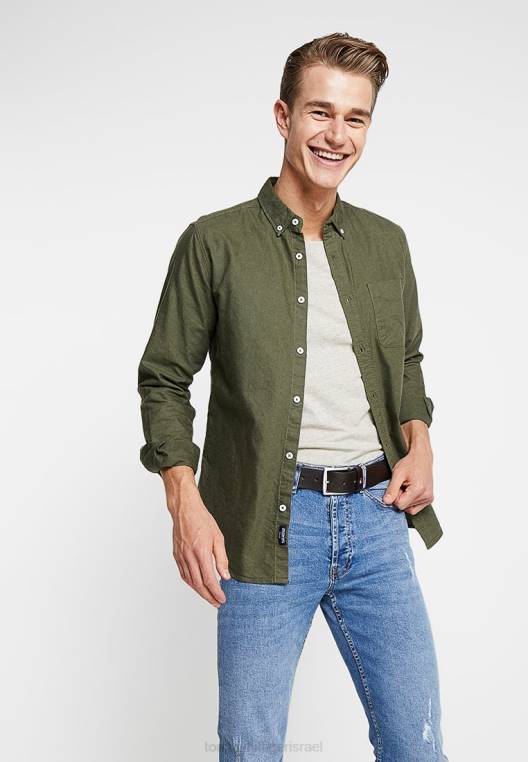 עסק חדש לחגורת דנטון NX203932 חום Tommy Hilfiger