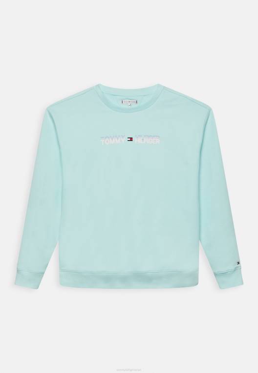 סווטשירט של חליפת צוות לשני המינים NX203933 אקווה חוף Tommy Hilfiger