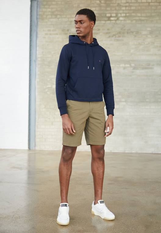 מכנסי חגורת הארלם NX203947 צבאי דהוי Tommy Hilfiger