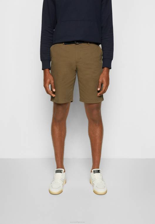 מכנסי חגורת הארלם NX203947 צבאי דהוי Tommy Hilfiger