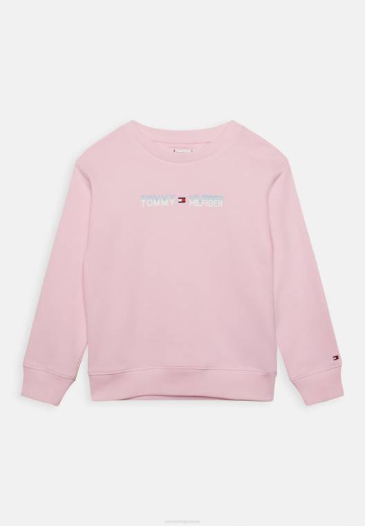 סווטשירט של חליפת צוות לשני המינים NX203948 ורוד רומנטי Tommy Hilfiger