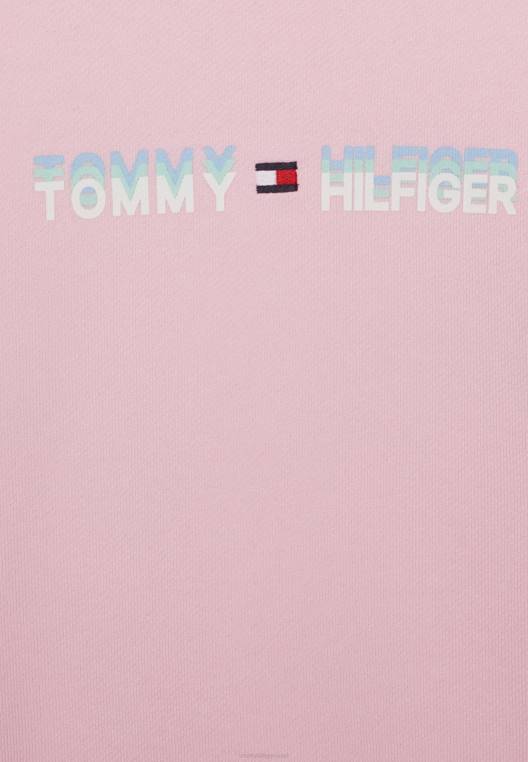 סווטשירט של חליפת צוות לשני המינים NX203948 ורוד רומנטי Tommy Hilfiger