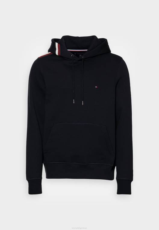 קפוצ'ון עם פסים גלובליים NX203954 שמיים מדבריים Tommy Hilfiger