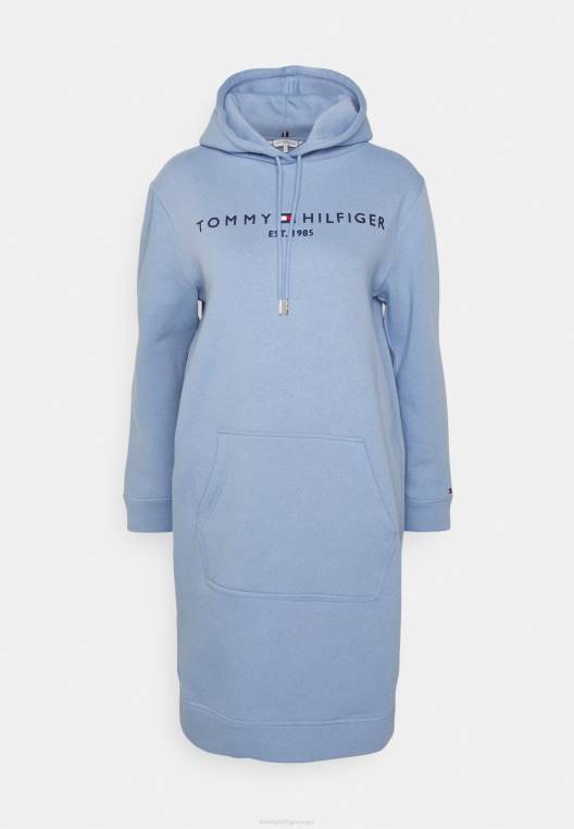 שמלת יום רגילה NX203956 כחול ירח Tommy Hilfiger