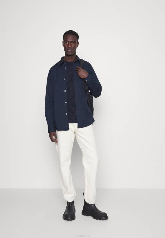 חולצה מדומה עם שרוולים ארוכים NX203960 שמיים מדבריים Tommy Hilfiger