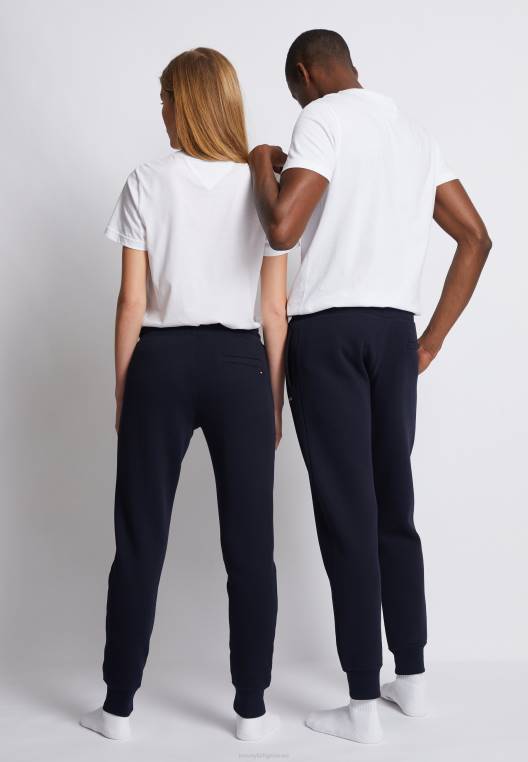 מכנסי טרנינג עם לוגו תחתונים של אימונית NX203965 שמיים מדבריים Tommy Hilfiger