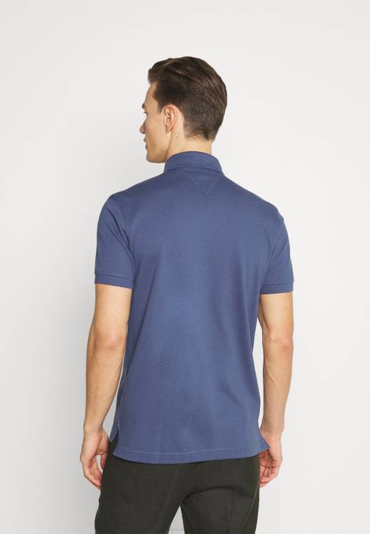 חולצת פולו רגילה NX203970 אינדיגו דהוי Tommy Hilfiger