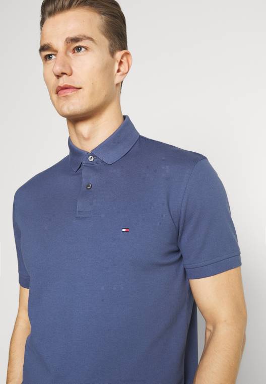 חולצת פולו רגילה NX203970 אינדיגו דהוי Tommy Hilfiger