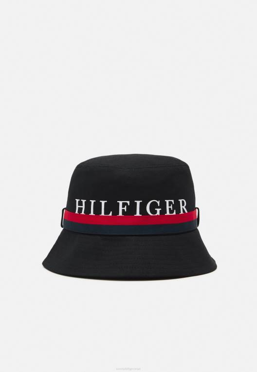 כובע דלי הכנה יוניסקס NX203980 שָׁחוֹר Tommy Hilfiger