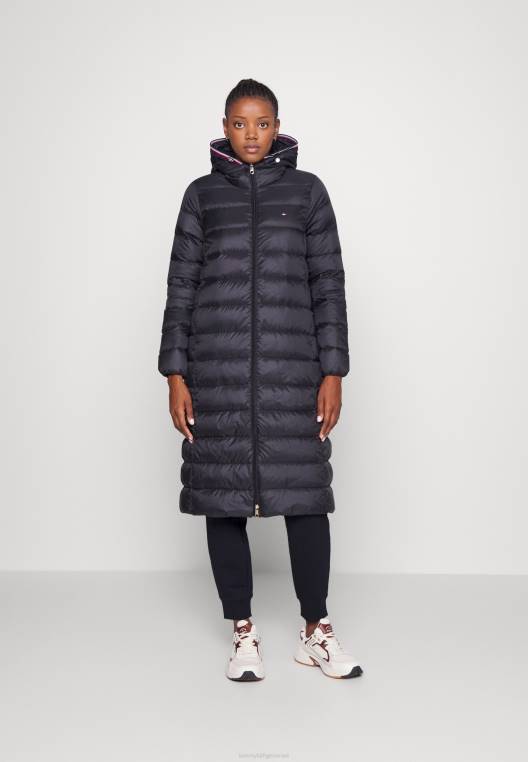 מעיל פוך NX203983 שָׁחוֹר Tommy Hilfiger