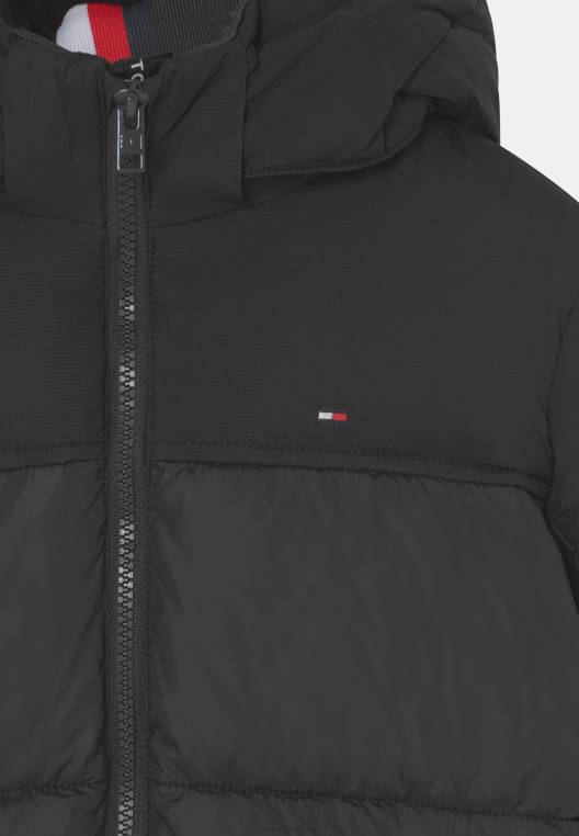 מעיל חורף מבד מעורב NX203998 שָׁחוֹר Tommy Hilfiger