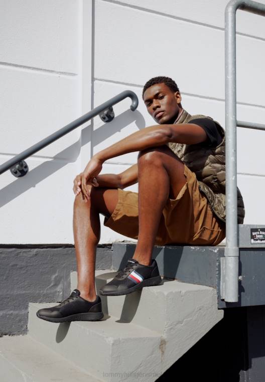 מאמני ריצה קלים NX204000 שָׁחוֹר Tommy Hilfiger