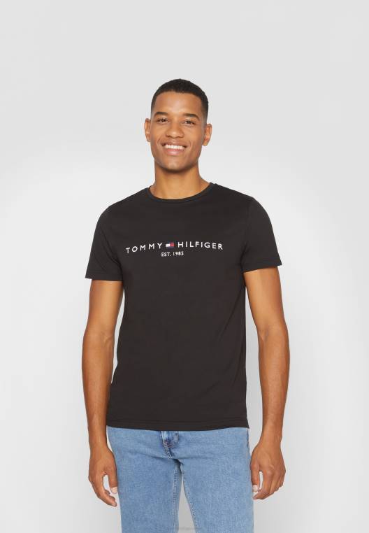 חולצת טי עם הדפס לוגו NX204042 כְּחוֹל Tommy Hilfiger