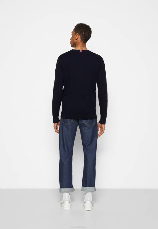 מגשר צוות דגל מבנה NX204043 שמיים מדבריים/אדומים/לבנים/כחולים Tommy Hilfiger