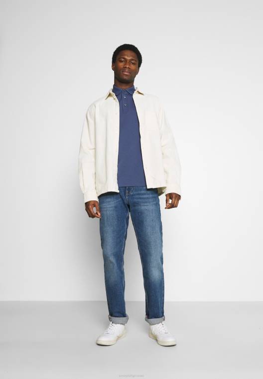 חולצת פולו NX204060 אינדיגו דהוי Tommy Hilfiger