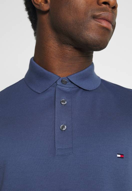 חולצת פולו NX204060 אינדיגו דהוי Tommy Hilfiger