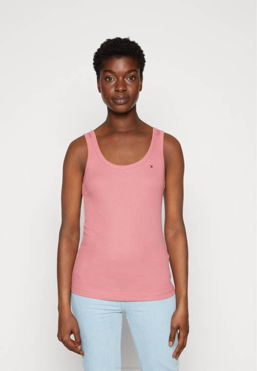 גופייה דקה NX204070 ורוד אנגלי Tommy Hilfiger