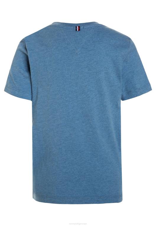 חולצת טריקו בסיסית לבנים NX204082 אברש פיתוי כהה Tommy Hilfiger