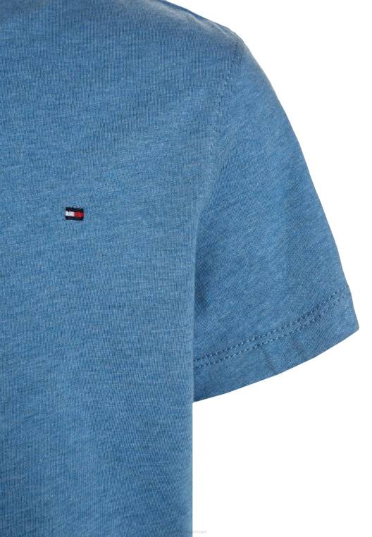 חולצת טריקו בסיסית לבנים NX204082 אברש פיתוי כהה Tommy Hilfiger