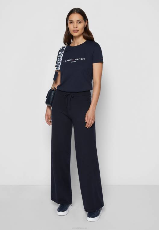 חולצת טריקו בהדפס מורשת NX204099 ימי Tommy Hilfiger