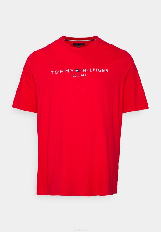 חולצת טי עם הדפס לוגו NX204101 כוננות Tommy Hilfiger