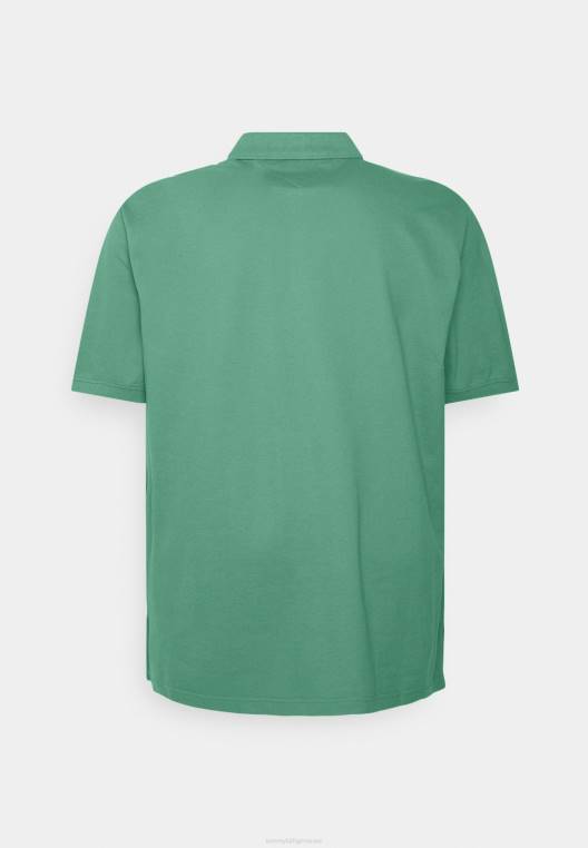 חולצת פולו רגילה עם כיס NX204112 ירוק מרכזי Tommy Hilfiger