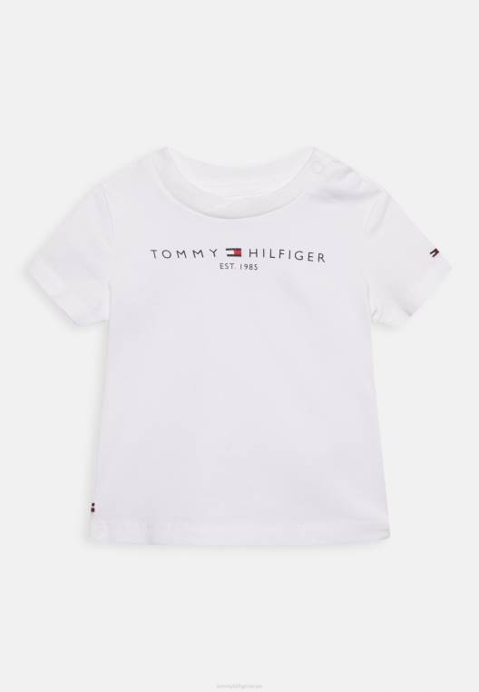 טי שירט בסיסית חיונית NX204120 לבן Tommy Hilfiger