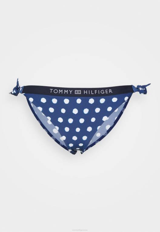 קשירת צד תחתוני ביקיני חצופים NX204146 כחול כהה Tommy Hilfiger