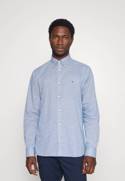 חולצה מיני דו גוונים NX204154 כחול כהה Tommy Hilfiger