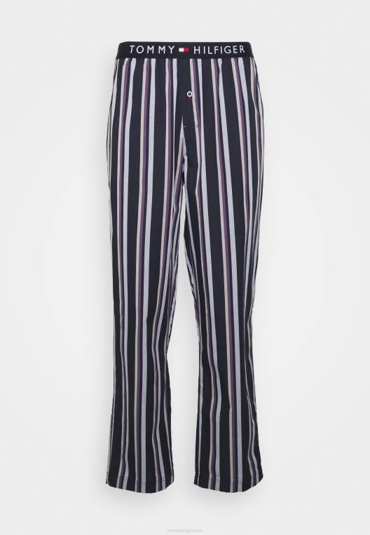 תחתוני פיג'מה מכנסיים מקוריים NX204163 כחול כהה Tommy Hilfiger