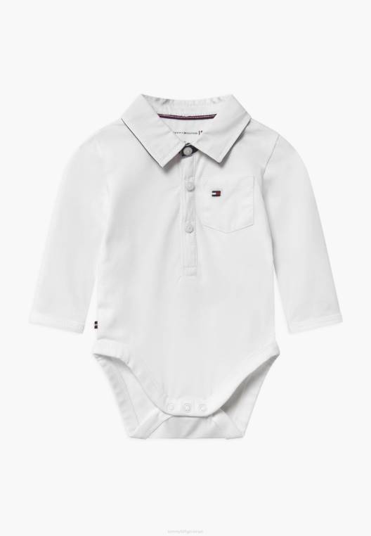 גוף התינוק NX204179 לבן Tommy Hilfiger