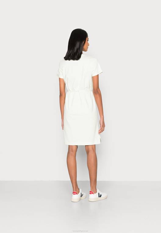 שמלת ג'רסי שמלה קצרה ומגניבה NX204182 מבטא ירוק Tommy Hilfiger