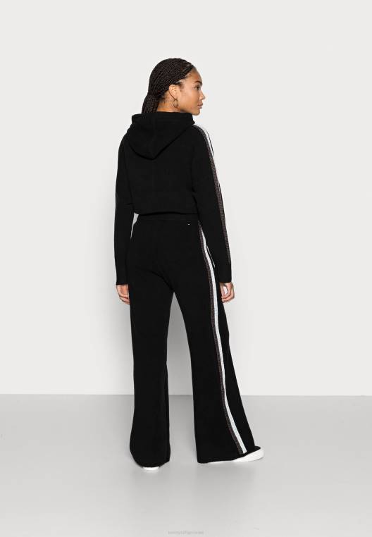 תחתונים של חליפת אימונית עם רגליים רחבות NX204184 שָׁחוֹר Tommy Hilfiger