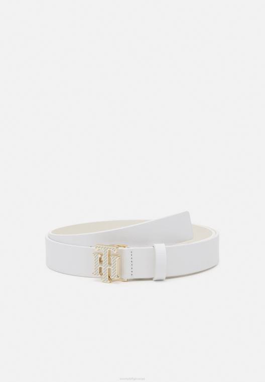 חגורת לוגו מתאר NX204192 קליפה לבנה Tommy Hilfiger