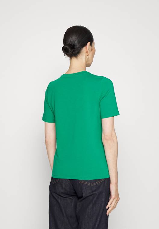 חולצת טריקו ממותגת חדשה NX204197 ירוק בצד המגרש Tommy Hilfiger