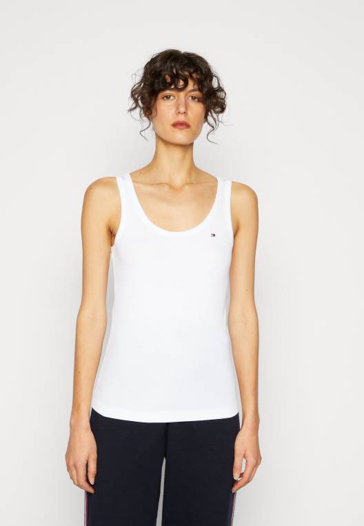 גופייה דקה NX204198 אופטי לבן Tommy Hilfiger