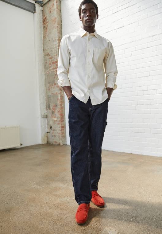 מוקסינים קלאסיים פרוטה לופר NX204199 אדום צינבר Tommy Hilfiger