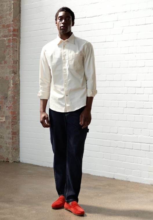 מוקסינים קלאסיים פרוטה לופר NX204199 אדום צינבר Tommy Hilfiger