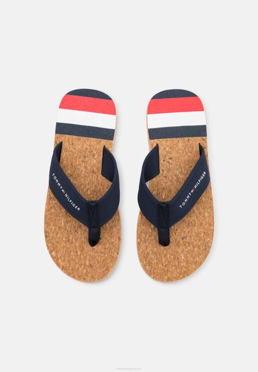 סנדלי טי בר על החוף NX204222 שמיים מדבריים Tommy Hilfiger