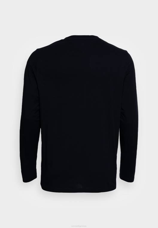 טופ קשת דגל עם שרוולים ארוכים NX204227 שמיים מדבריים Tommy Hilfiger