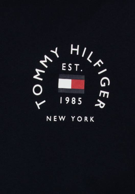 טופ קשת דגל עם שרוולים ארוכים NX204227 שמיים מדבריים Tommy Hilfiger